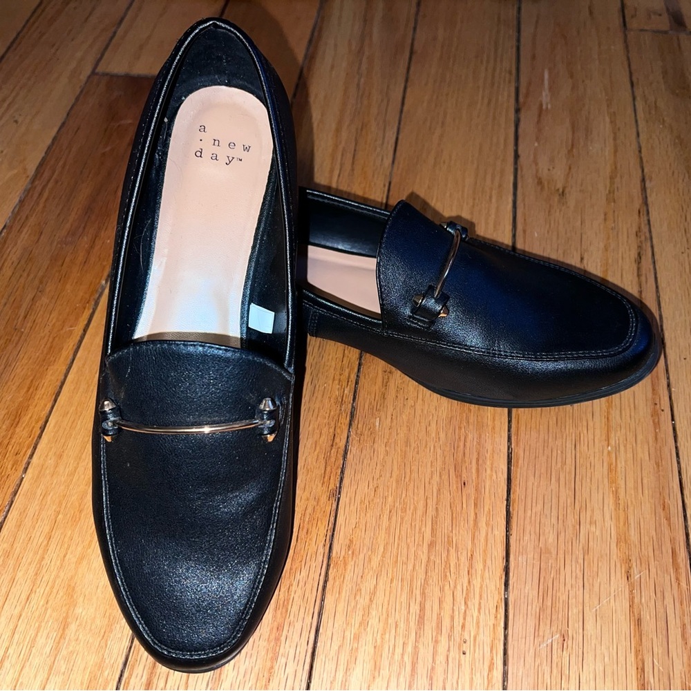Target Black Classic Loafers Flats
